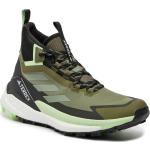 Reduzierte Grüne adidas Terrex Free Hiker Wanderschuhe & Wanderstiefel aus Mesh atmungsaktiv für Herren Größe 41,5 