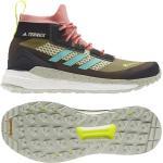 adidas Terrex Free Hiker Gtx® Grün, Herren Gore-Tex® Hiking- & Approach-Schuhe, Größe EU 45 1/3 - Farbe Wild Moss - Acid Mint - Solar Yellow Gore-Tex®