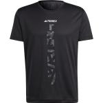 Schwarze adidas Terrex Agravic T-Shirts für Herren Größe XL 