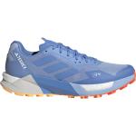 Reduzierte Blaue adidas Terrex Agravic Trailrunning Schuhe für Herren Größe 42,5 