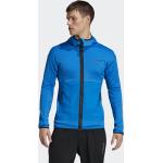 Adidas Terrex Hiking Jacket Tech Fleece Lite Hooded shock blue