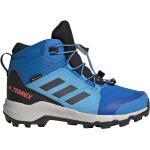 Blaue adidas Terrex GTX Gore Tex Trekkingschuhe & Trekkingstiefel mit Schnürsenkel leicht für Kinder 