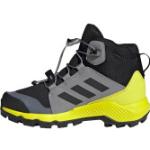 adidas Terrex Mid Gtx® Kids Schwarz, Gore-Tex® Wander- & Trekkingstiefel, Größe EU 35 - Farbe Core Black - Grey Three - Acid Yellow Gore-Tex®