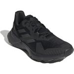 Schwarze adidas Performance Trailrunning Schuhe mit Schnürsenkel in Normalweite aus Mesh für Herren Größe 47 