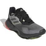 Graue adidas Performance Trailrunning Schuhe mit Schnürsenkel in Normalweite aus Textil wasserabweisend für Damen Größe 43 