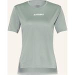 Hellgrüne adidas Terrex T-Shirts aus Polyester für Damen Größe S 