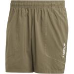 Olivgrüne adidas Terrex Stretch-Shorts aus Polyester für Herren Größe S 