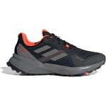 Graue adidas Terrex Soulstride Trailrunning Schuhe wasserdicht für Herren Größe 49,5 