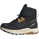 Schwarze adidas Terrex Trailmaker Wanderschuhe & Wanderstiefel mit Klettverschluss für Kinder Größe 34 für den für den Winter 
