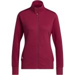 Rote adidas Golf Damensweatshirts mit Reißverschluss aus Polyester Größe XL 