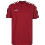 Reduzierte Rote Sportliche adidas Performance Henleykragen T-Shirts aus Mesh für Herren 