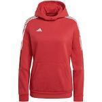 Rote adidas Tiro Damensweatshirts mit Kapuze Größe M 