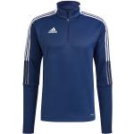 Blaue adidas Tiro Herrensweatshirts Größe 4 XL für den für den Herbst 