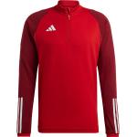 Rote adidas Tiro 23 Herrensweatshirts Größe L 