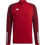 Rote adidas Tiro 23 Herrensweatshirts Größe S 