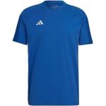Blaue Gestreifte adidas Tiro 23 T-Shirts aus Baumwollmischung für Herren Größe M 