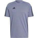 Graue adidas Tiro 23 T-Shirts aus Baumwollmischung für Herren Größe 3 XL 
