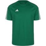 Grüne adidas Tiro 23 T-Shirts aus Baumwollmischung für Herren Größe L 