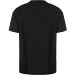 Schwarze Gestreifte adidas Tiro 23 T-Shirts aus Baumwollmischung für Herren Größe L 