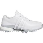 Weiße adidas Golfschuhe aus Leder wasserdicht für Damen Größe 42 