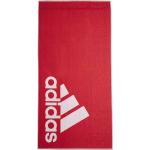 Rote adidas Sporthandtücher maschinenwaschbar 70x140 