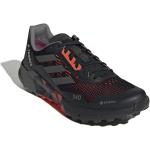 Reduzierte Schwarze adidas Performance Gore Tex Trailrunning Schuhe mit Schnürsenkel in Normalweite aus Veloursleder atmungsaktiv für Herren Größe 46 