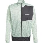Adidas - Trail-/Running-Windjacke - Trail Wind Jacket M Segrsp/Silgrn für Herren - Größe L - Grün