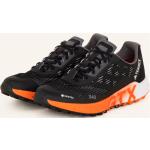 Reduzierte Schwarze adidas Terrex Agravic Flow Gore Tex Trailrunning Schuhe aus Mesh atmungsaktiv für Herren Größe 47 