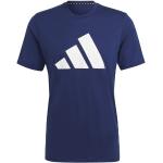adidas - Training-Essentials FR Logo Tee - Funktionsshirt Gr M blau