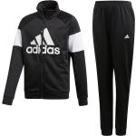 adidas Trainingsanzug Badge of Sport (100% Polyester) schwarz/weiss Jungen