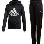 adidas Trainingsanzug »Trainingsanzug HOOD PES TS für Mädchen«, schwarz