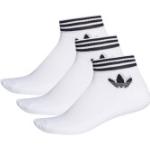 Weiße adidas Trefoil Socken & Strümpfe Größe 37 3-teilig 