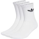 Weiße adidas Trefoil Socken & Strümpfe Größe XL 3-teilig 