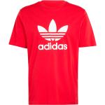 Rote adidas Trefoil T-Shirts Größe L 