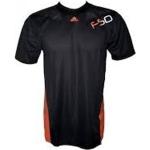 Schwarze Kurzärmelige adidas F50 T-Shirts für Herren für den für den Sommer 