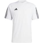 Weiße adidas Tiro 23 T-Shirts aus Jersey für Herren Größe M 