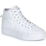 Reduzierte Weiße adidas Bravada High Top Sneaker & Sneaker Boots für Damen Größe 36 