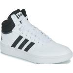 Weiße adidas Hoops High Top Sneaker & Sneaker Boots für Herren Größe 44 mit Absatzhöhe bis 3cm 