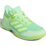 Reduzierte Grüne adidas Performance Tennisschuhe mit Schnürsenkel aus Mesh für Kinder Größe 38 