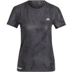 Graue Kurzärmelige adidas T-Shirts aus Polyester für Damen Größe L für den für den Sommer 