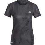 Graue Kurzärmelige adidas T-Shirts aus Polyester für Damen Größe L für den für den Sommer 