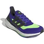 Blaue adidas Ultra Boost 21 Joggingschuhe & Runningschuhe mit Schnürsenkel leicht für Herren Größe 46 