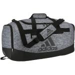 Schwarze adidas Herrensporttaschen mit Reißverschluss mit Außentaschen medium 