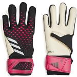 adidas Unisex Goalkeeper Gloves (W/O Fingersave) Predator League Goalkeeper Gloves, Black/White/Team Shock Pink, HN7993, 7