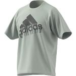 Adidas Unisex Graphic Tee (Short Sleeve) M Bl Q3 T, Linen Green/Halo Silver, HK0375, S