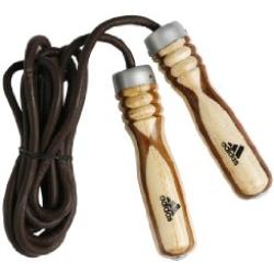 adidas Unisex Jump Rope, Professional Weighted Wooden Handle 9ft Springseil, brown, 9 ft EU