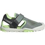 Schwarze adidas Terrex Outdoor-Sandalen mit Klettverschluss in Normalweite aus Mesh für Kinder Größe 35,5 für den für den Sommer 