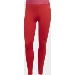 Rote adidas Techfit 7/8 Leggings für Damen Größe XS 
