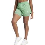adidas Women's AEROREADY Made for Training Minimal Two-in-One Lässige Shorts, preloved Green, L