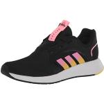 adidas Women's Edge Lux 5 Running Shoe, Black/Beam Pink/Beam Yellow, 7